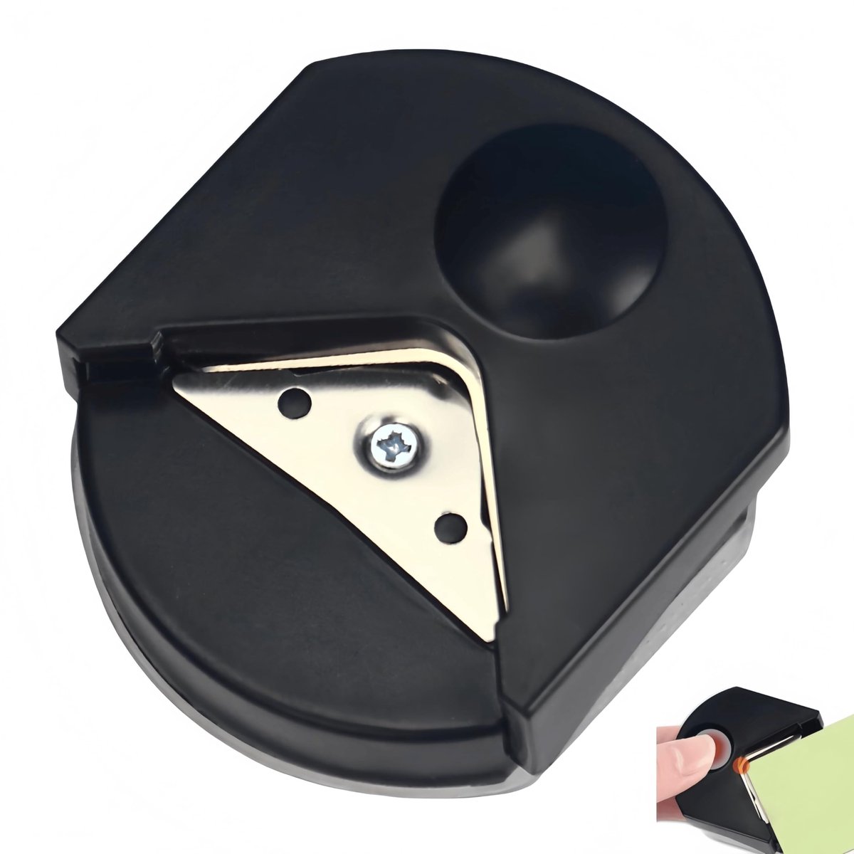 Cosensi- Hoekpons 4 mm radius - Hoekpons Papier - Compact Gereedschap - Draagbaar Ontwerp - Voor Scrapbooking - Voor Professionele Afwerking - Snijgereedschap