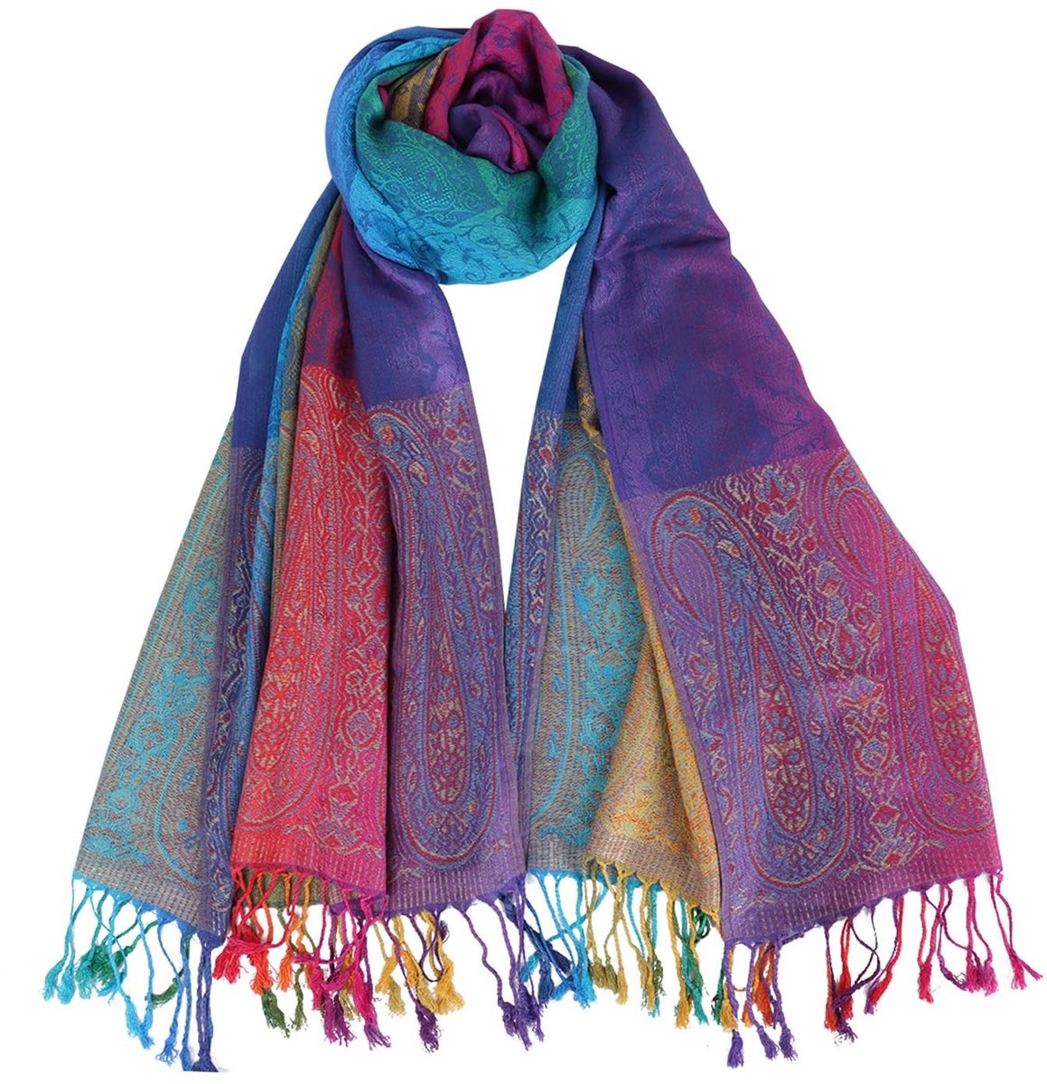Cosensi- Sjaal Dames Warm - Katoenen Sjaal - Retro Sjaal - 180 x 70 cm - Elegante Stijl - Perfect Cadeau - Pashmina