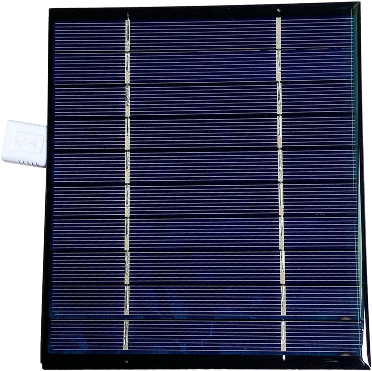 Draagbare Zonnelader - Zonnepaneel Oplader - Buiten Opladen - Hoge Energieconversie - 25W Vermogen - Zwart