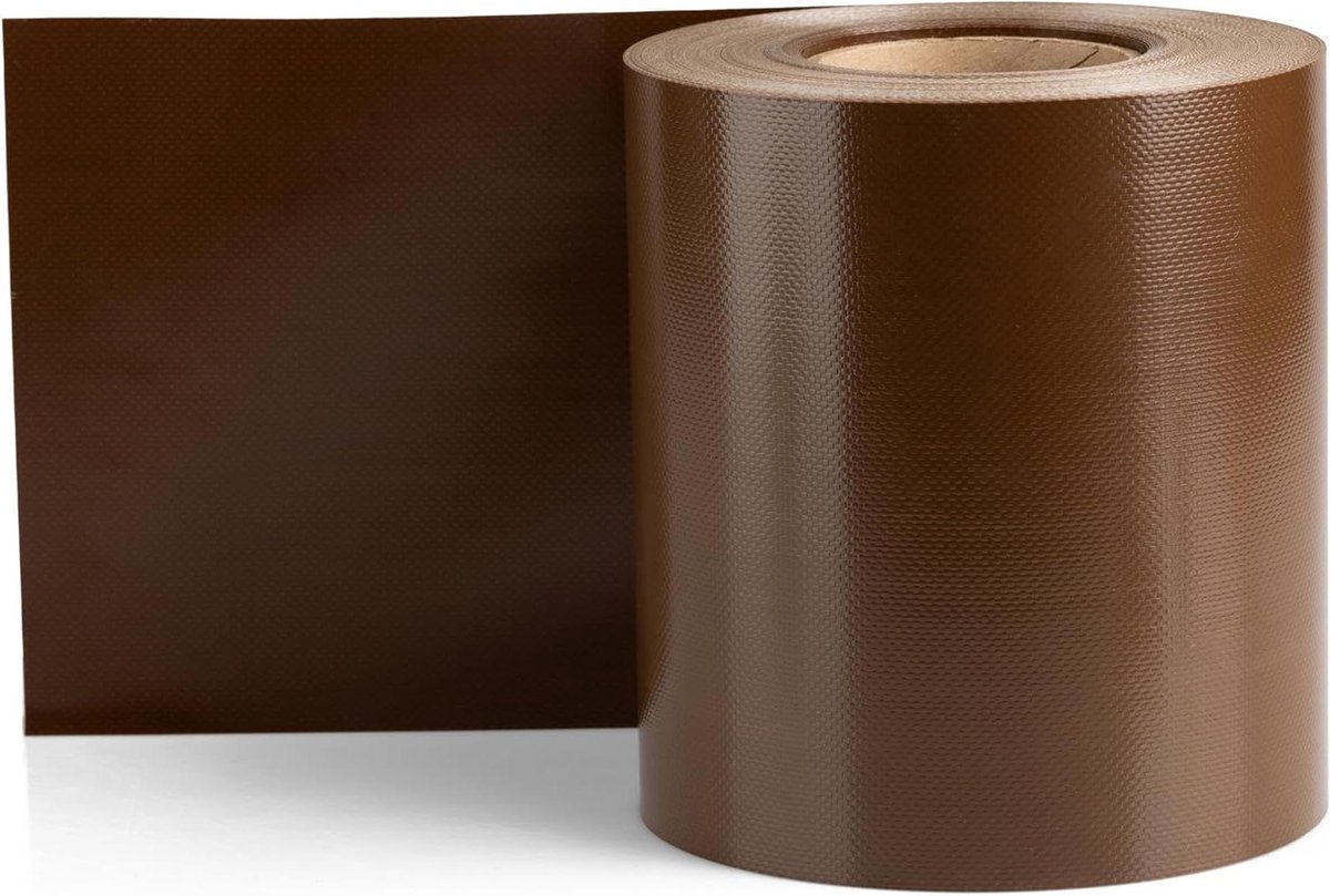 Inkijkwerende stroken - Privacy rol hek - Tuin afschermen - Zwaar materiaal 650 g/m2 - 70 meter lengte - Bruin