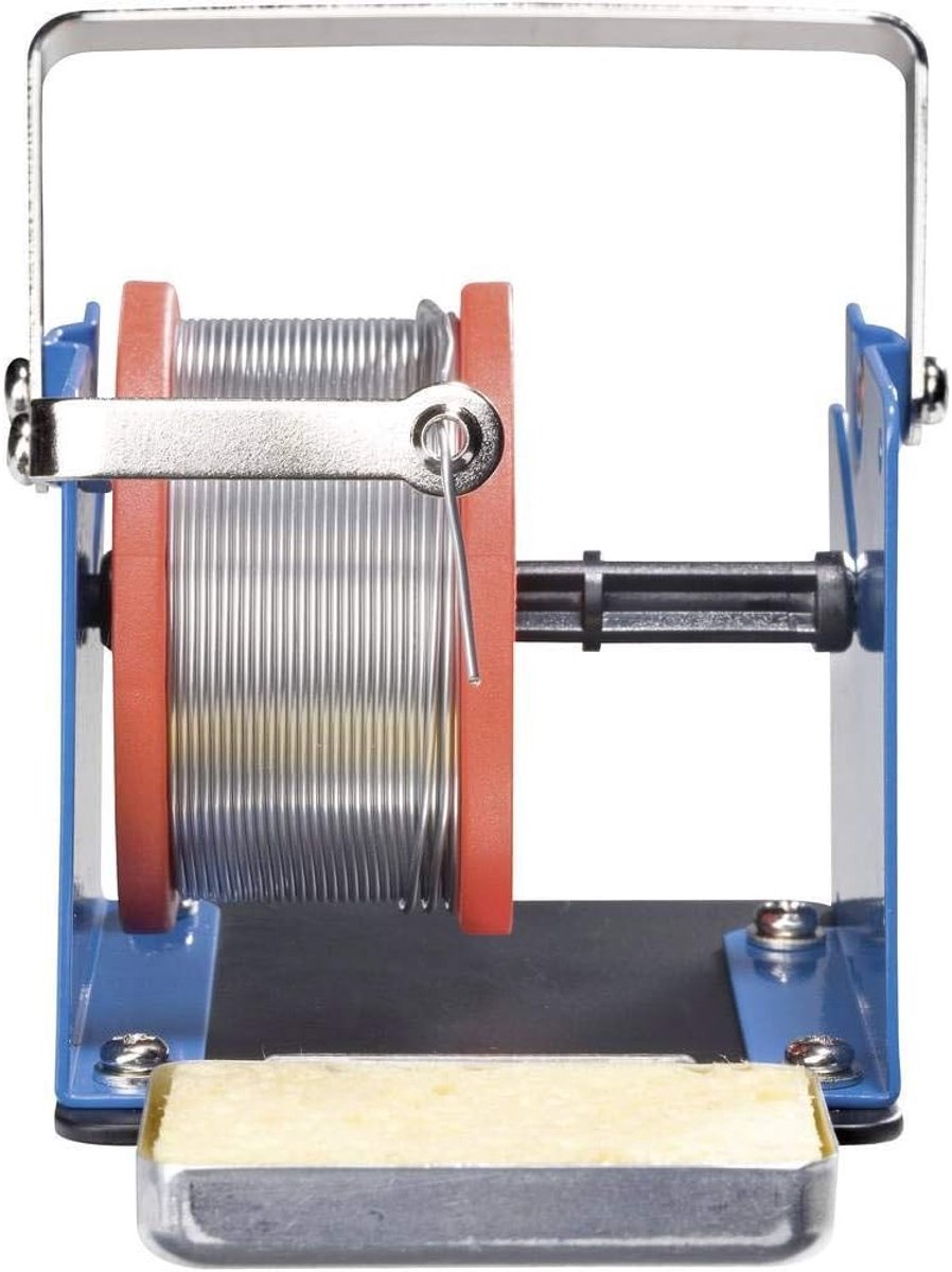 Soldeerapparaat Draad Dispenser met Poetspons - Met Metalen Frame