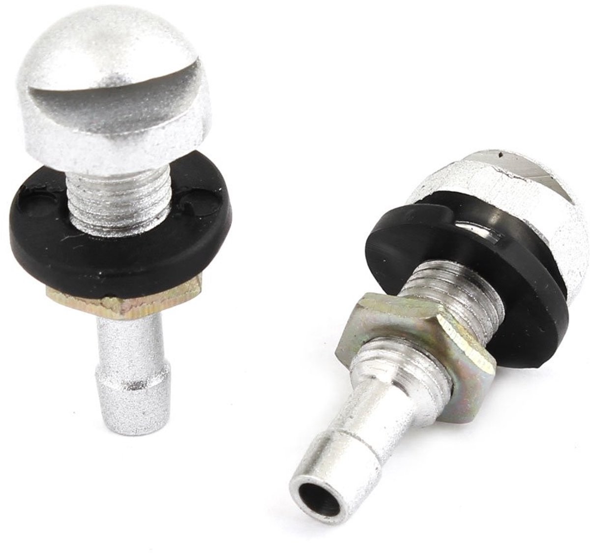 Allecto - Repareerde Ruitensproeier - Windshield Washer Nozzle - Langdurig gebruik - Zilver - Breed schoonmaakgebied - Geschikt voor auto - 2 stuks