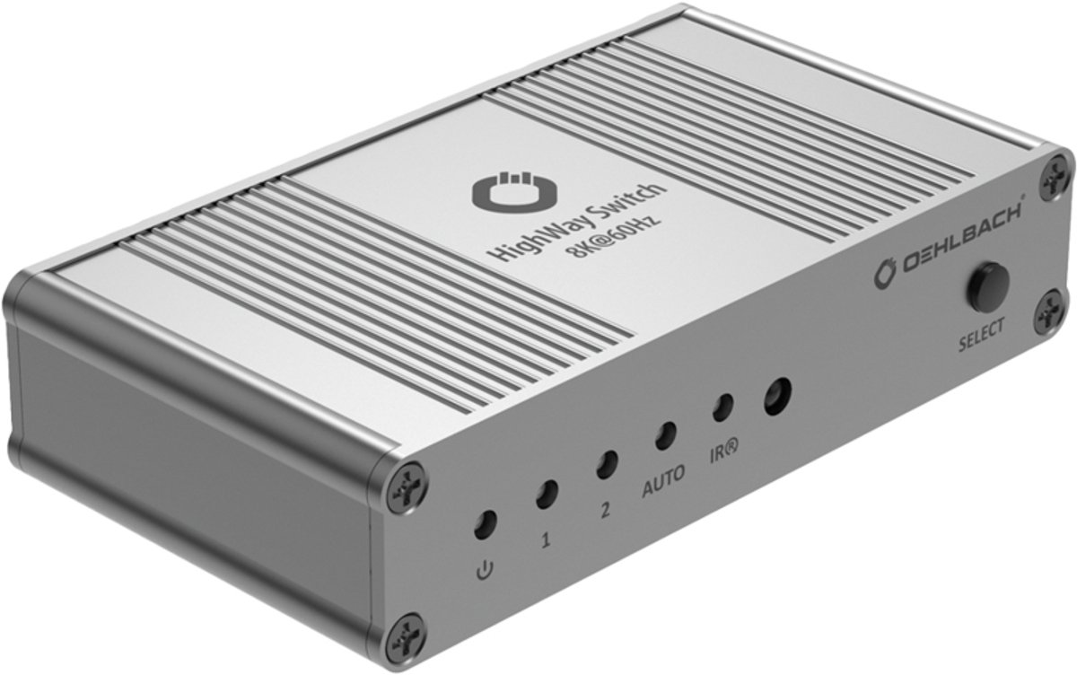 Oehlbach D1C6049 HighWay Switch 8K HDMI-switch 2 poorten