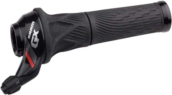 Draai Shifter - Grip Shift - Fiets Versnellen - Voor 2-voudig - uniseks-volwassene - Zwart — afbeelding 2