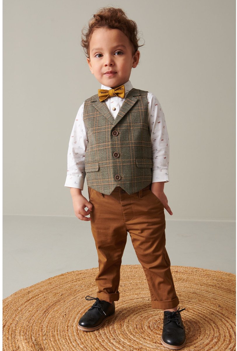 Next - Jongens - Stretchchino - Naturel