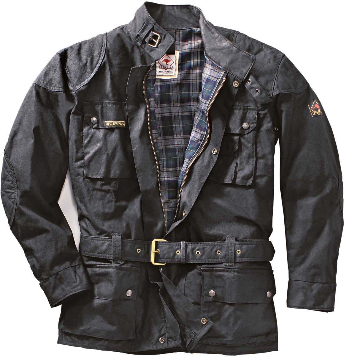 Scippis Cruiser Jacket – Outdoorjas met biker-look. 100% waterdicht
