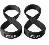 ZEUZ Figure 8 Lifting Straps – Gewichthefriemen voor Deadlift & Krachttraining - Maat M