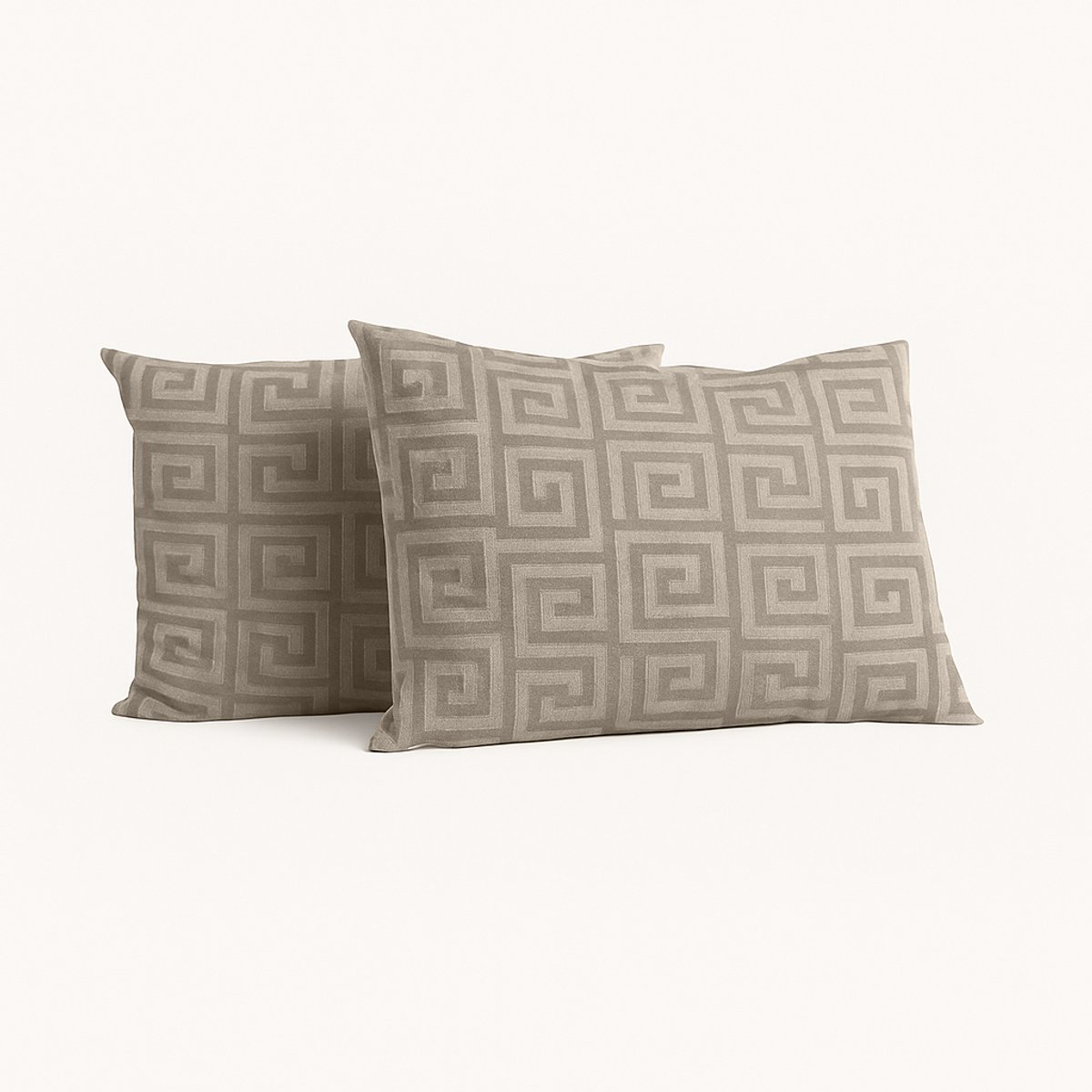 Y-NOT Kussenslopen Set - Velvet™ Designer Taupe - 60x70 cm - 2-pack - Zachte Kussenhoezen voor Comfortabele Nachtrust
