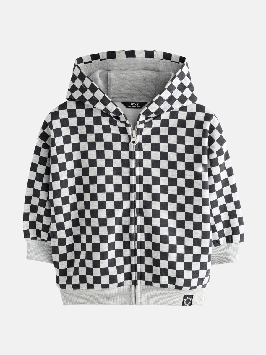 Next - Jongens - Hoodie met ritssluiting - Zwart