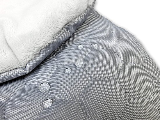 Voetenzak Kinderwagen - Babyzak Slaapzak - Baby Warm Houden - Waterdichte Buitenkant - 48 x 90 cm - Grijs — afbeelding 4