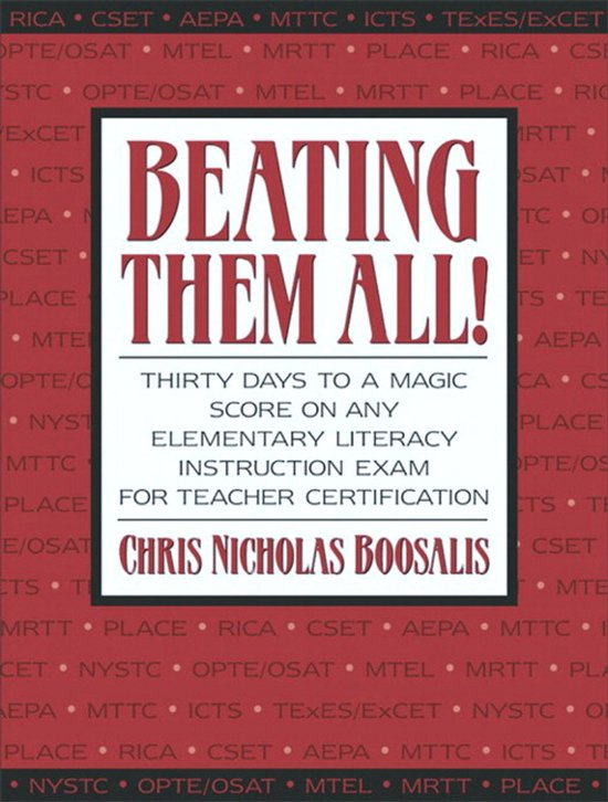 Beating Them All! Thirty Days to a Magic Score on Any Elemen ... - cover