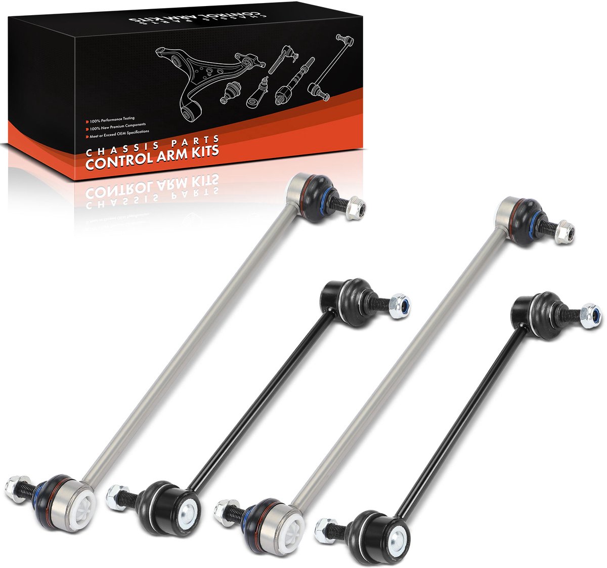 Frankberg 4-del. draagarmset achteras voor Land Rover