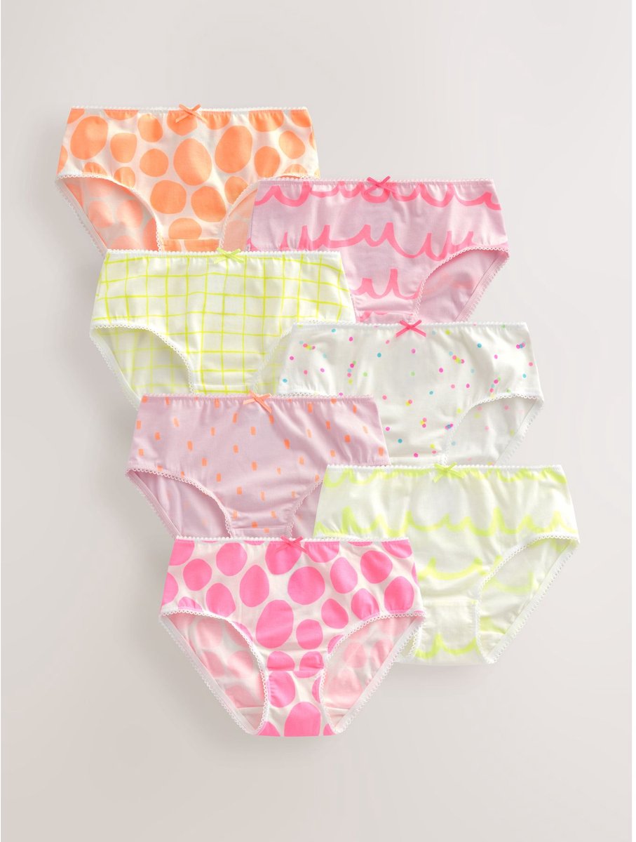 Next - Meisjes - Set van 7 slips - Roze