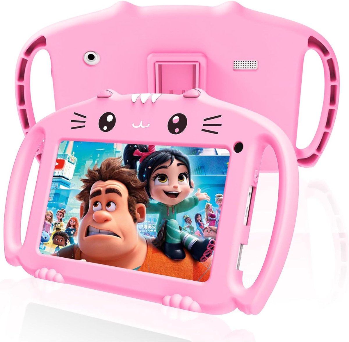 Quvo® Kindertablet Deplay - Kinder Tablet Deplay - Kindertablet Deplay Pro - Roze - 26cm x 16cm x 2cm