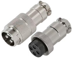 RUNCCI-YUN GX20 4Pin Aviation Connector - Circulaire Metalen Plug voor Elektronische Verbindingen