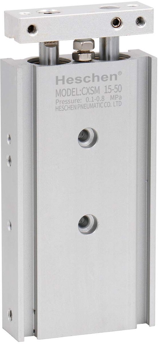 Elzusha - Dual Aluminium Air Cilinder - Pneumatische Slide Bearing - Compact en Lichtgewicht - 15mm Boring - Efficiënte Bewegingsmechanisme - Voor ...
