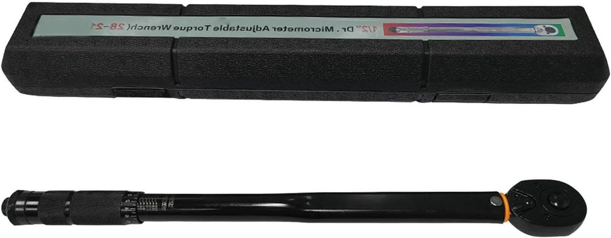 Momentsleutel - Verstelbare sleutel - Autowiel reparatie - Snelle ontgrendeling - 1/2 inch - Meerkleurig