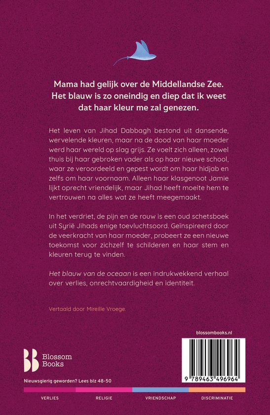 Het blauw van de oceaan