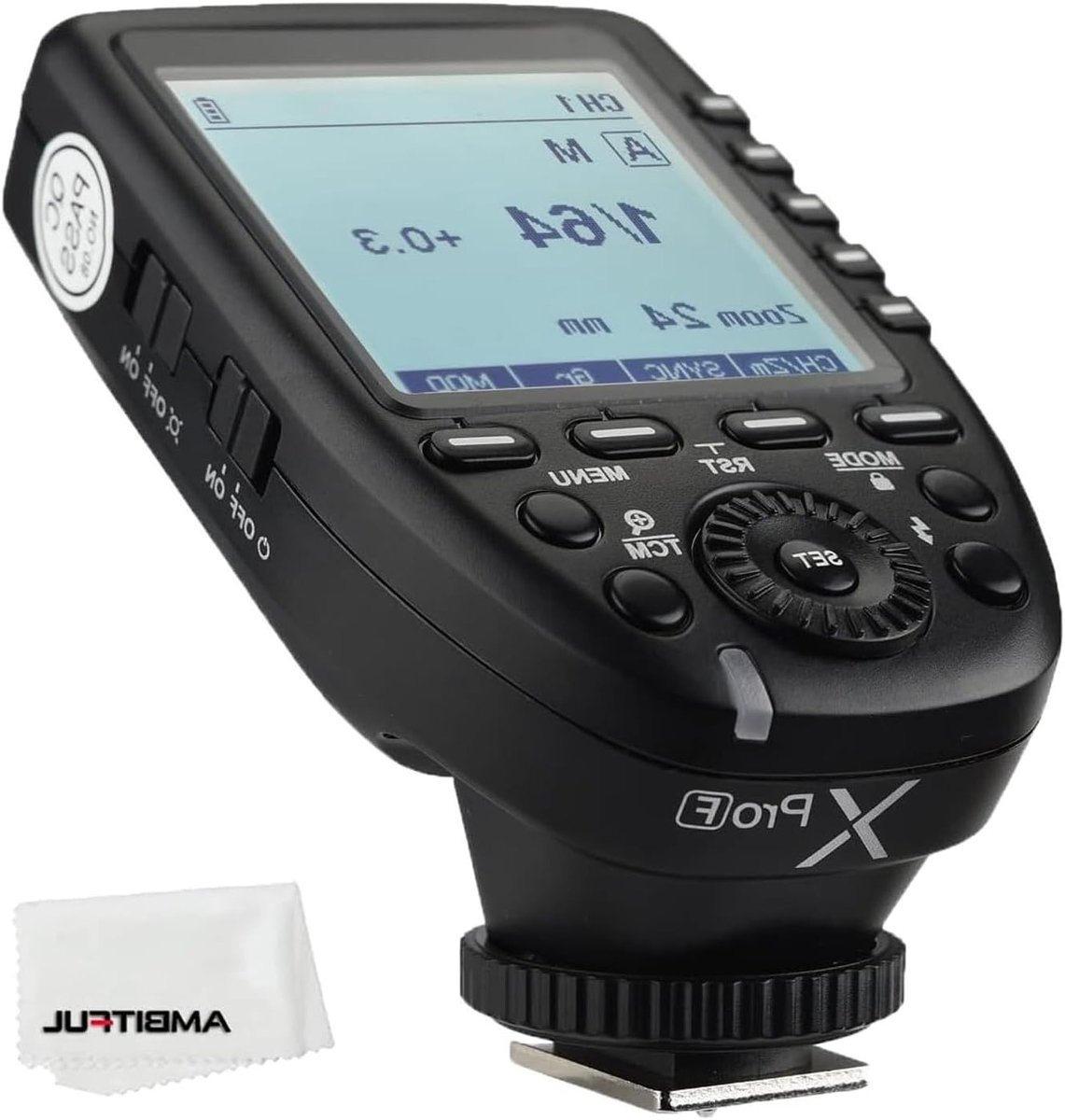 TTL 2.4G Draadloze HSS Flits Trigger voor Fuji Camera's met Grote LCD en 11 Aanpasbare Functies