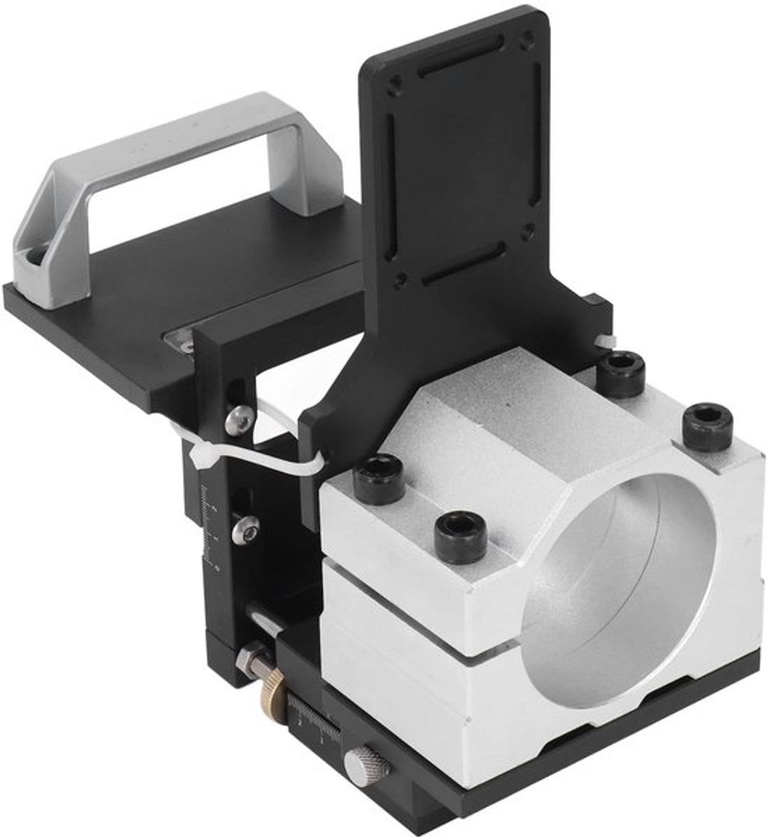 Geperforeerde Beugel, Hoogte Verstelbare Terugslagfunctie Nauwkeurige Controle Pin Opening Breedte Freesgereedschap Aluminium Legering Precisie Lijnrail Hoge Gladheid Houtbewerking Sleuflocatie