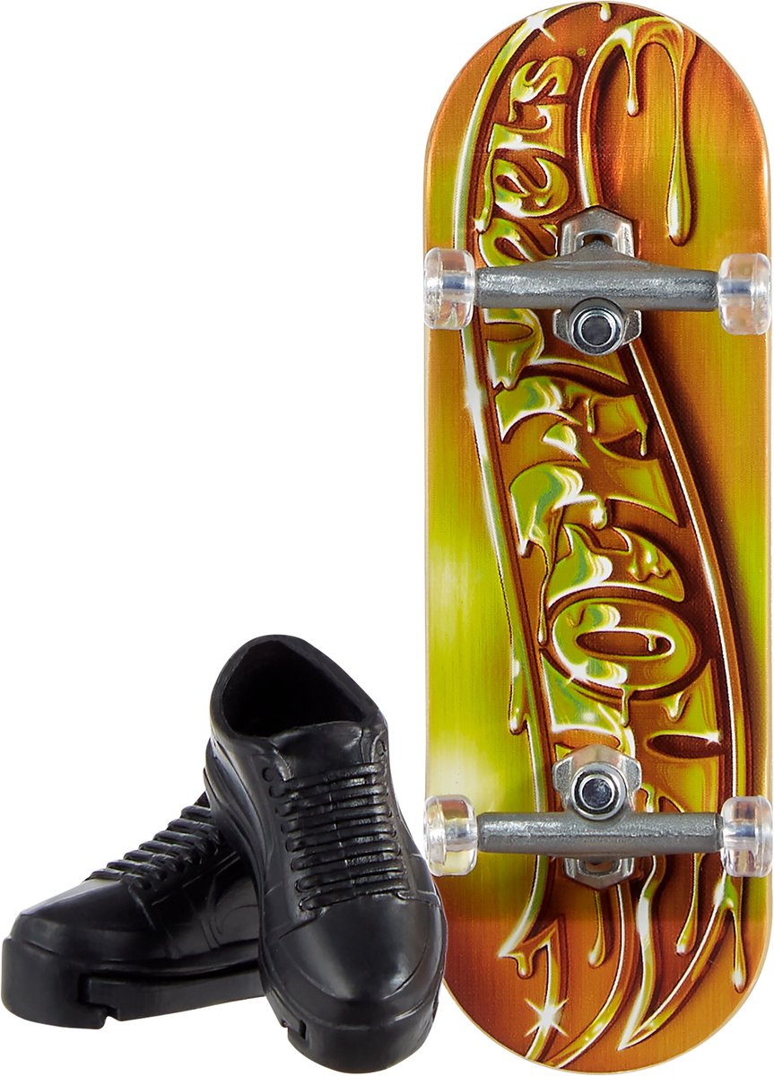 Hot Wheels Skate BOLD IN GOLD board, Vingerskateboard, 5 jaar