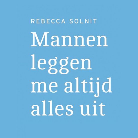 Mannen leggen me altijd alles uit - cover