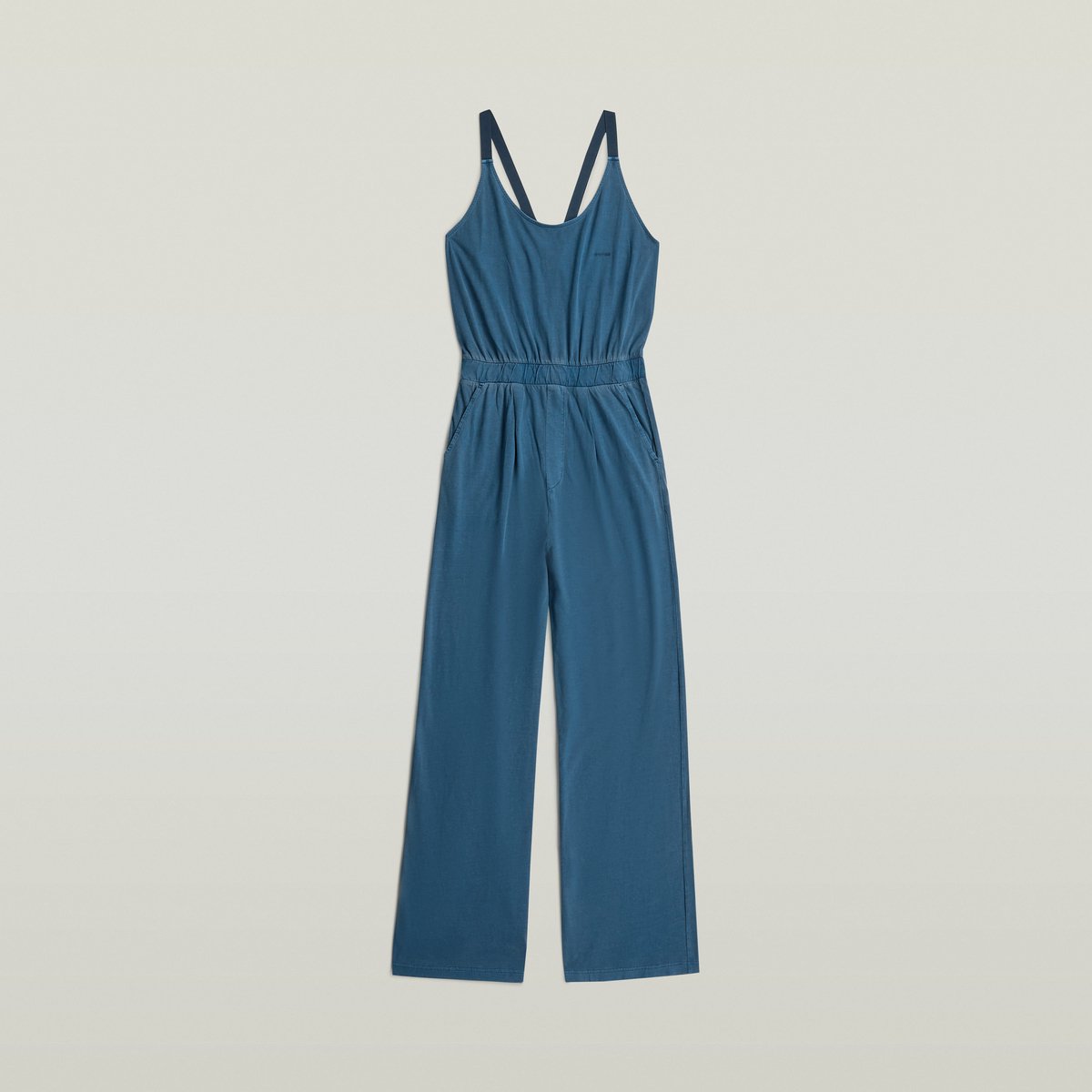 Strappy jumpsuit wmn Grijs
