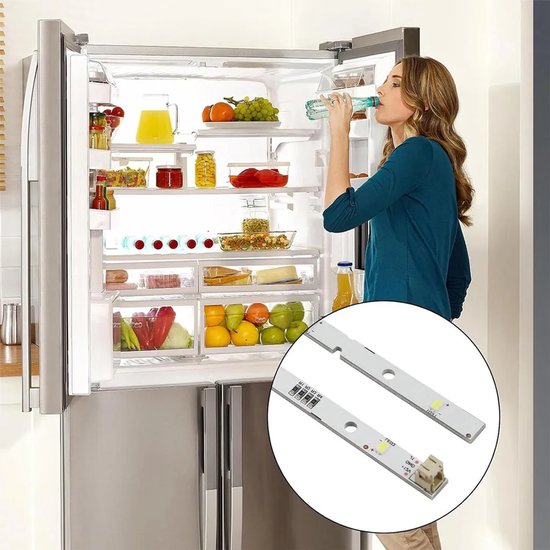 4-delige LED-lichtstrips voor koelkasten - LED-lichtstrips voor koelkasten, ter vervanging van de originele verlichting, voor optimale voedselverlichting. — afbeelding 5