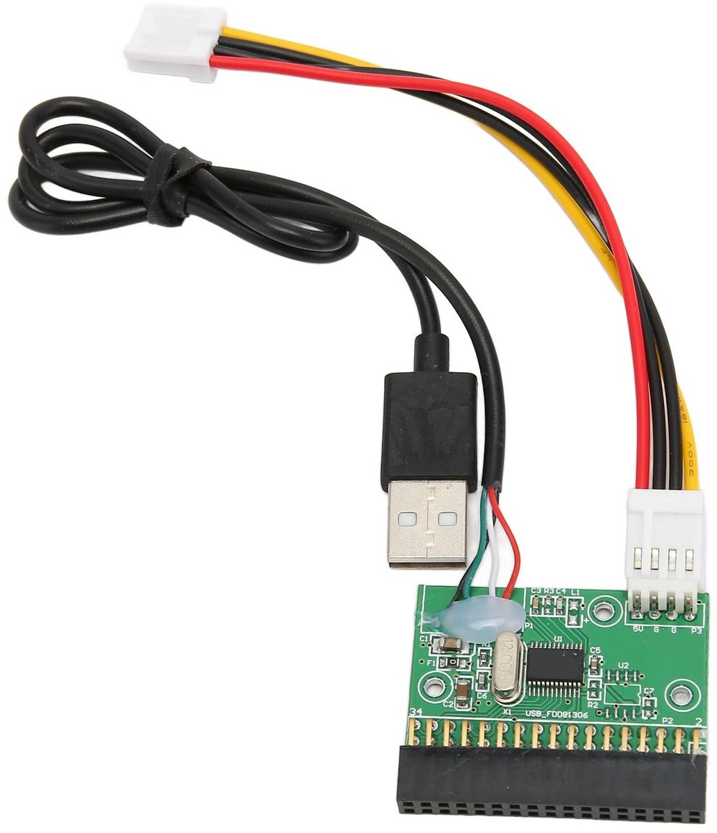 By shayne - Floppy Drive USB Adapter - Plug-and-play - 3,5 Inch - Floppy naar USB - Geschikt voor XP en Me - 34-pins Connector