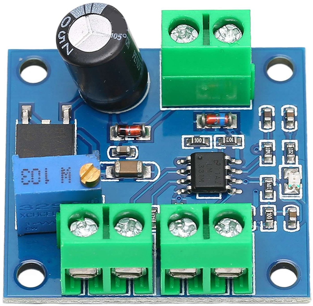 Vlemico - Spanning naar Frequentie Module - 0-10V naar 0-10KHz Converter - Analoge Signaal Conversie - Compact formaat - Ideaal voor signaalverwerk...
