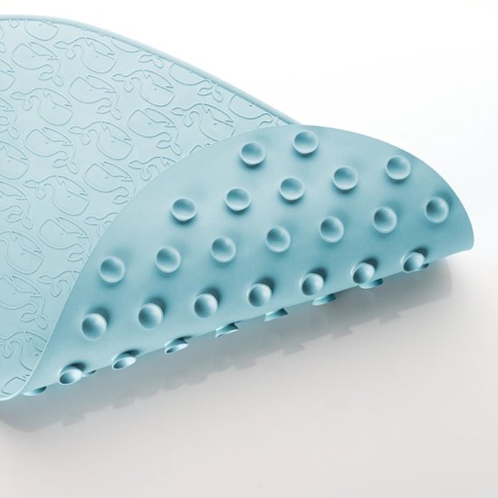 Reer - Anti-slip badmat - Natuurlijk rubber - blauw - 42x25 cm van Reer — afbeelding 4