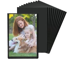 Magnetisch Fotolijstje voor Koelkast - Set van 10 - 9.5 x 6.5 cm - Ideaal voor Polaroid en Instax Mini Foto's, Postkaarten en Herinneringen