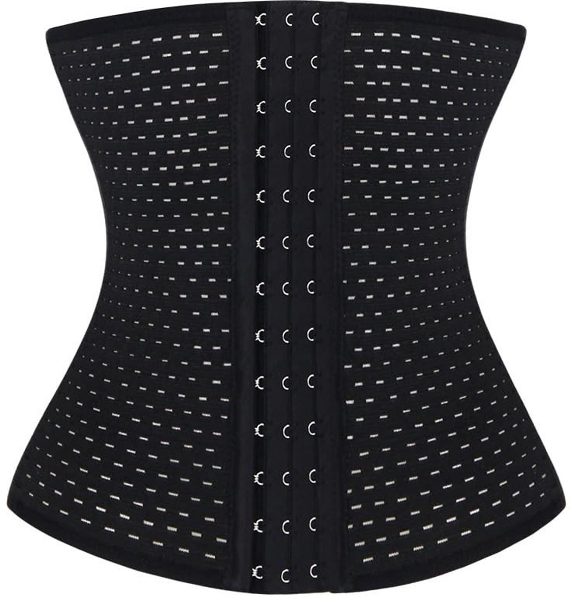 Dailygoody - Sexy kanten korset - Gothic bustier - Platte buik - Grote maat - Comfortabel en ademend - Geschikt voor dames - Zwart - M
