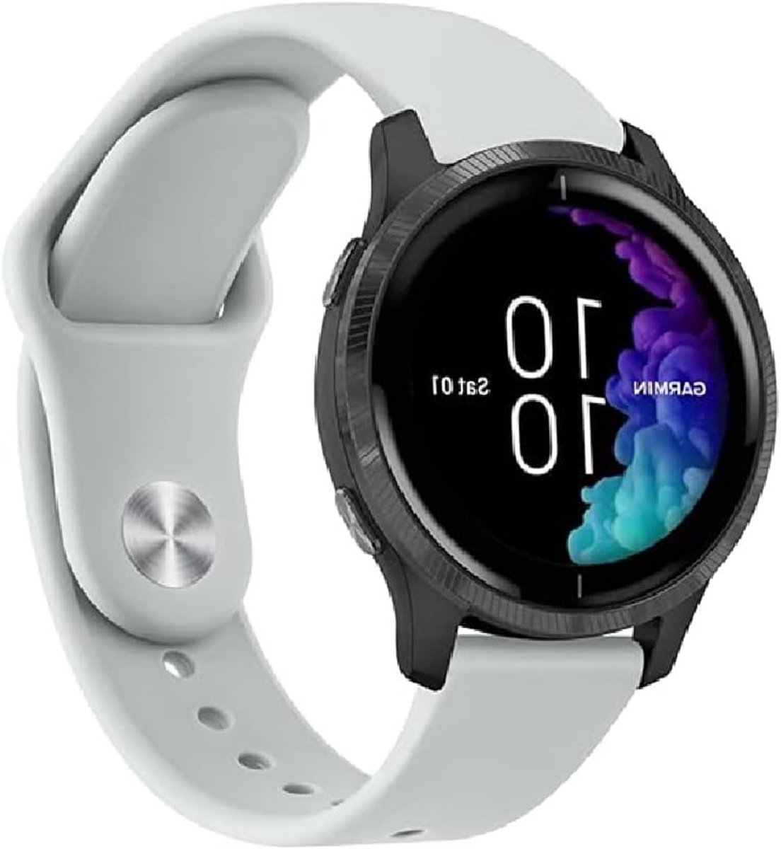 Vervangende Silikonengordel voor Sporthorloge - Geschikt voor Venu 2 Plus, Venu Sq, Vivomove 3, Vivoactive 3 en Forerunner 645-245 Music, Comfortabele en Duurzame Armband