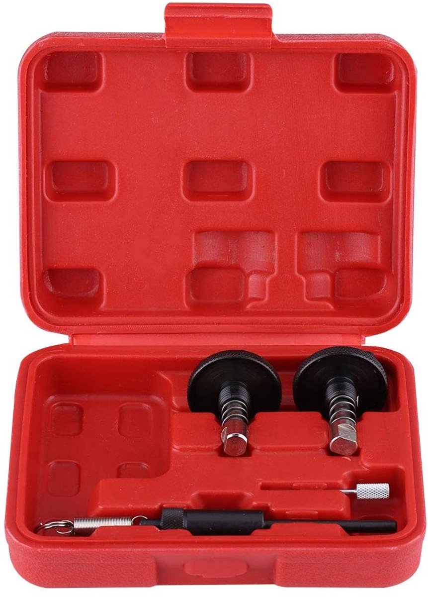 Vlemico - Engine Timing Tool Kit - Auto Repareer Gereedschap - Rood - Motor Timing Gereedschap - 4-delige set - Geschikt voor Lancia MiTo, Fiat 500...
