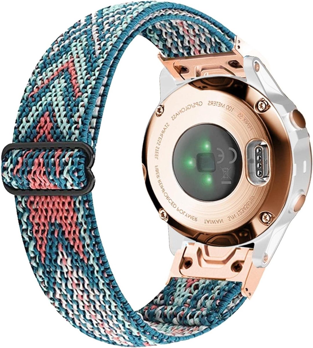 Nylon Horlogeband 20mm voor Garmin Fenix 7S, 6S en Descent Mk2S, Zacht en Comfortabel, Ideaal voor Sport en Dagelijks Gebruik
