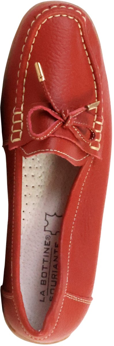 LBS leren mocassin