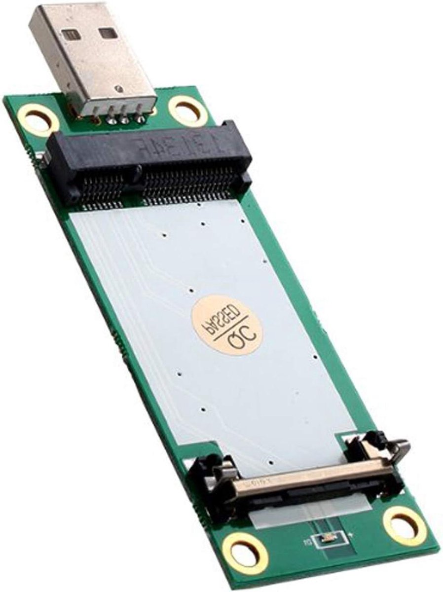 WWAN-kaart Riser Adapter - Mini PCI-E USB - WWAN Kaarten Testen - Geïntegreerde SIM-sleuf
