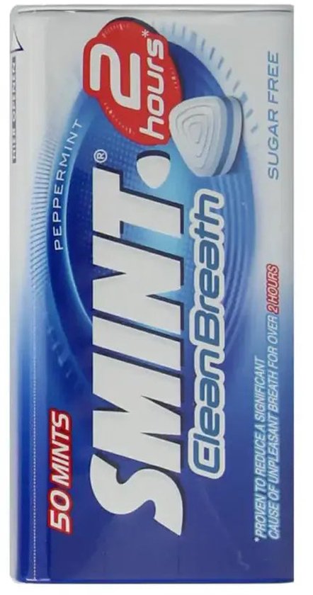 Smint Clean breath peppermint 50 stuks