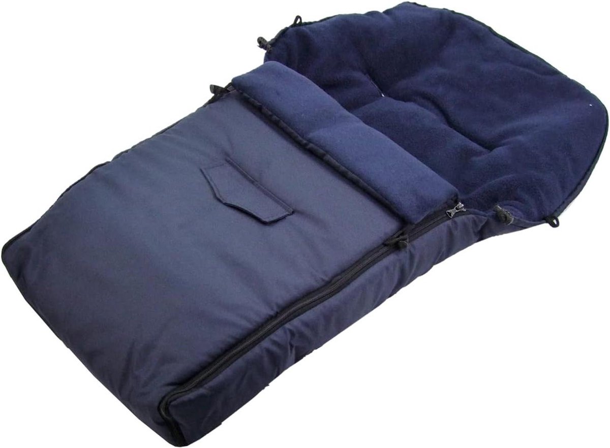 Wintervoetenzak - Voetenzak buggy - Baby warm houden - Water- en vuilafstotend - 90 cm - marineblauw