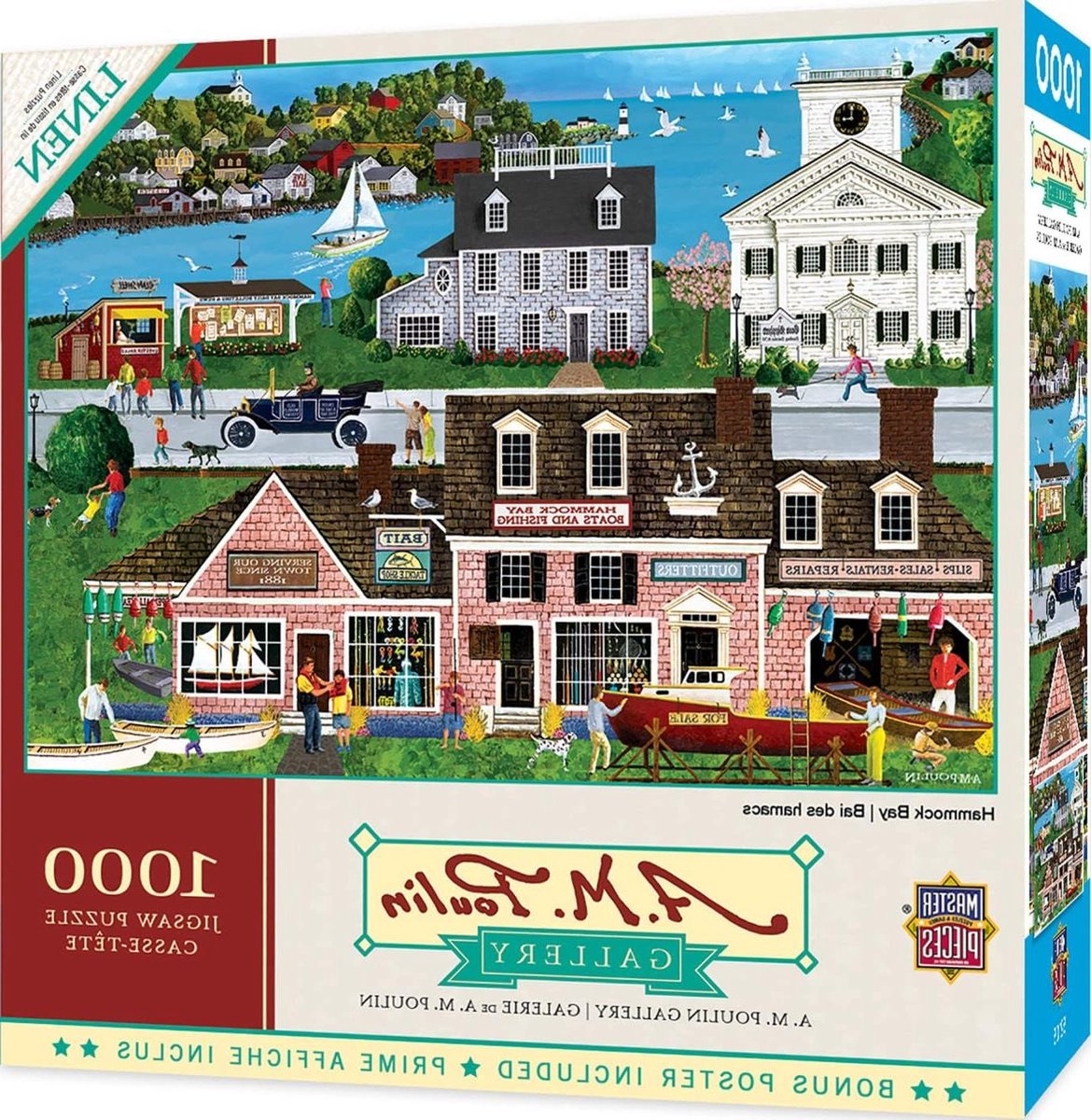Jigsaw Puzzel Volwassenen - Puzzelset 1000 stukjes - Ontspannende avond - Matte anti-glans afwerking - 50x68 cm - Assorti