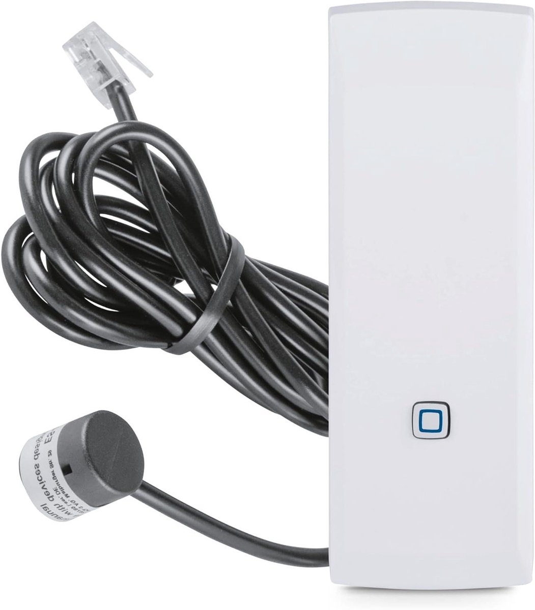Energie Interface - Stroommeter Monitor - Energieverbruik Meten - Historische Gegevens Opslag - 39 Millimeter Hartafstand - Wit