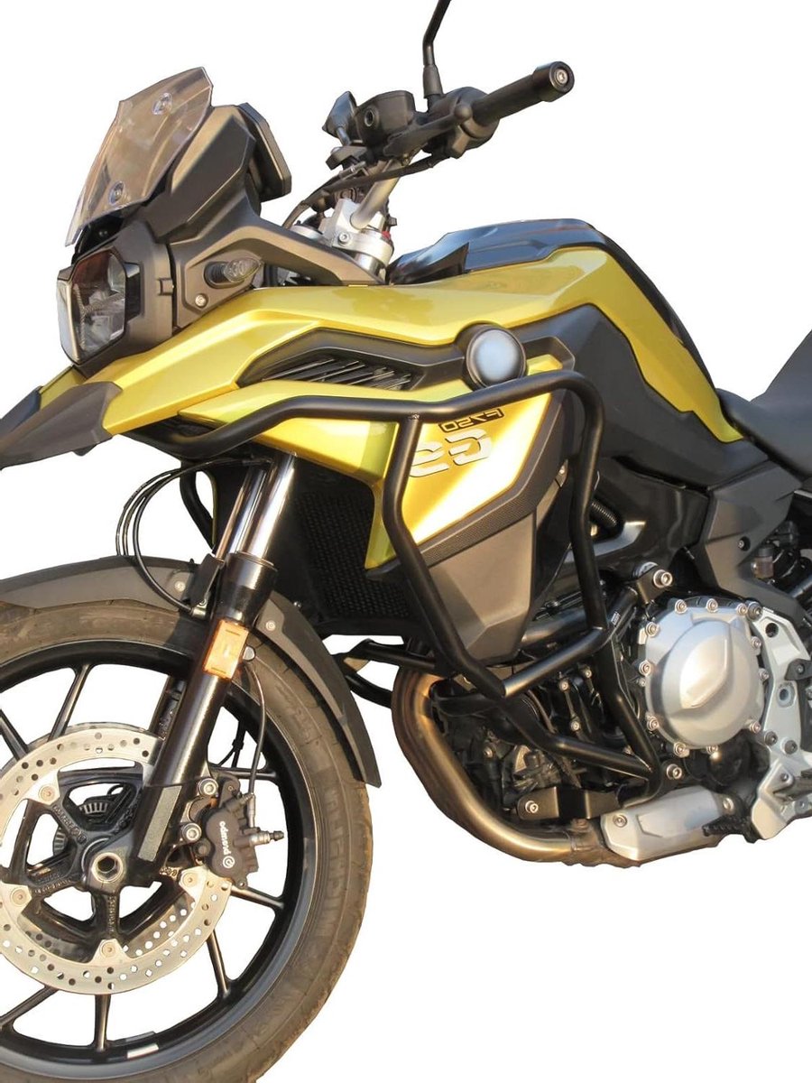 Valbeugel Motorfiets - Motorbescherming Valblokken - Motor Beschermen - Voertuigspecifieke Pasvorm - Set Links en Rechts - Zwart