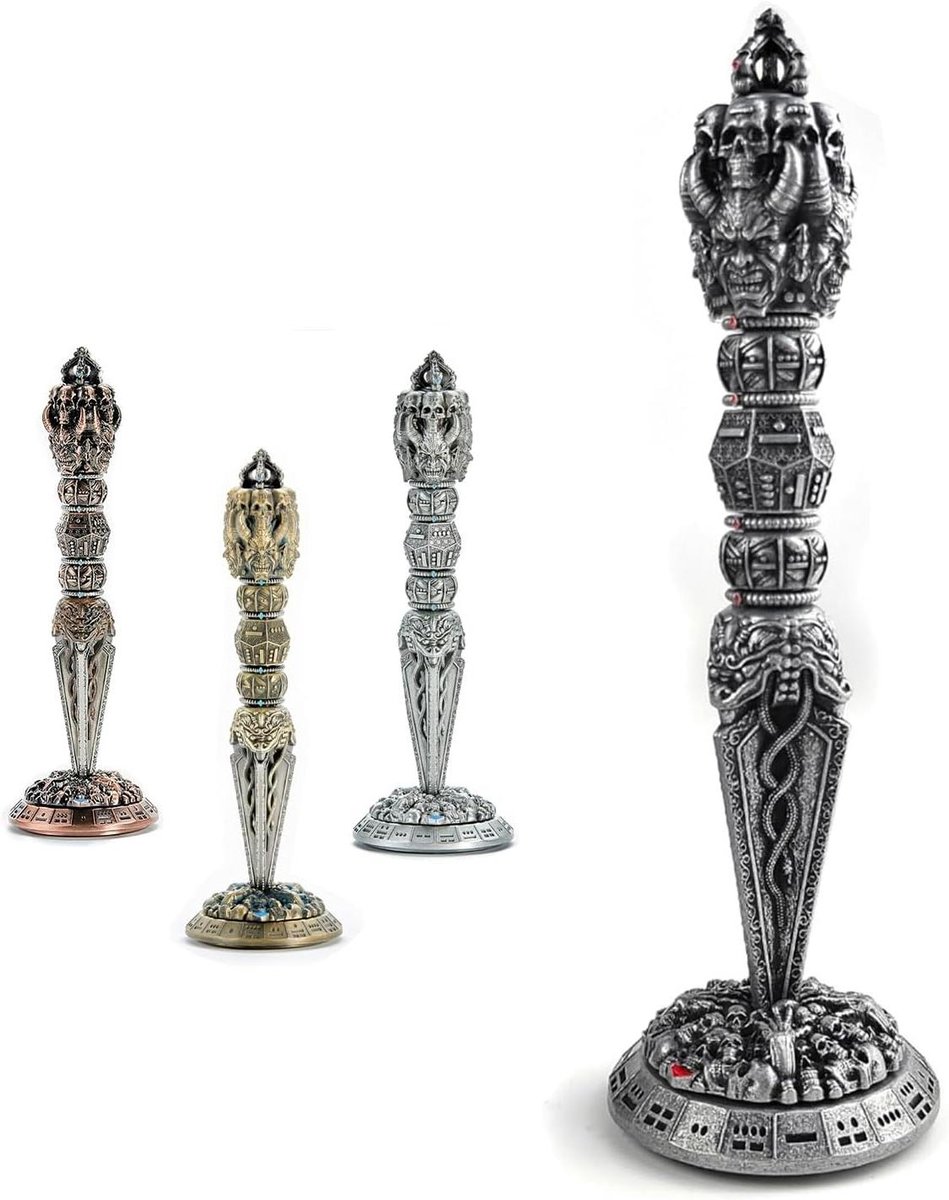 Unieke Dobbelsteen Set - Wand Dobbelstenen - Tabletop Rollenspellen - 7-in-1 Ontwerp - 23 x 9 cm - Zwart
