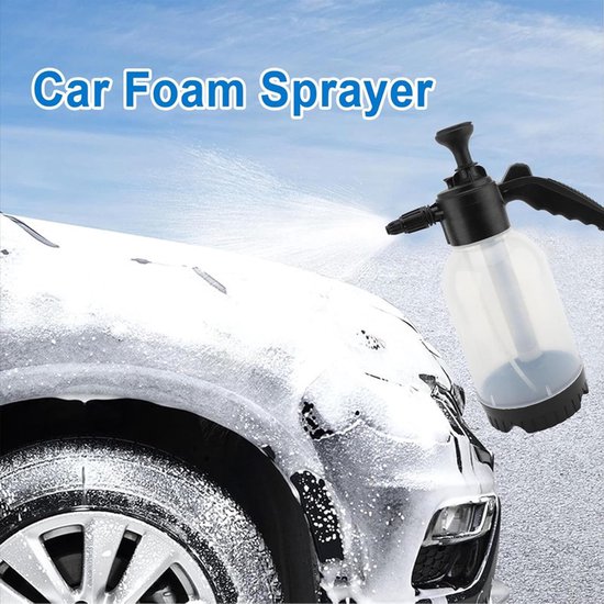 autowas spuitfles - Spuitfles - drukspuitfles - Plastic Pompverstuiver - voor Huishoudelijke Schoonmaak - Tuinbesproeiing en Autodetailing - 2-liter - handmatige druk - schoonmaken - Essentiële huishoudelijke artikelen van Merkloos	 — afbeelding 5