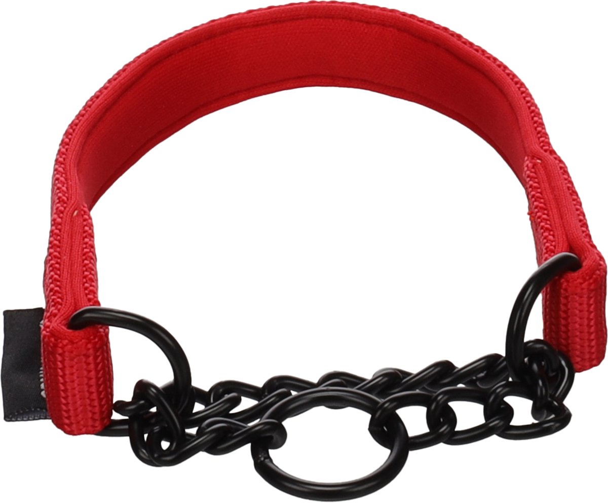 Flamingo - Hond Anti-trek halsband Trero Rood XXS 28-35cm 15mm