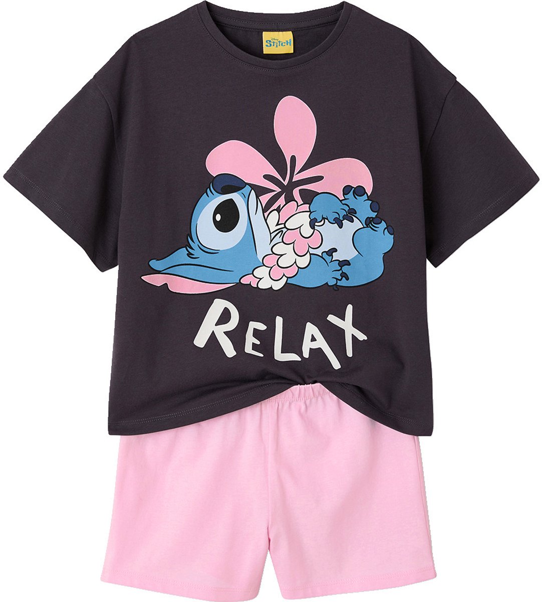 vertbaudet Pyjamashorty LILO & STITCH antraciet