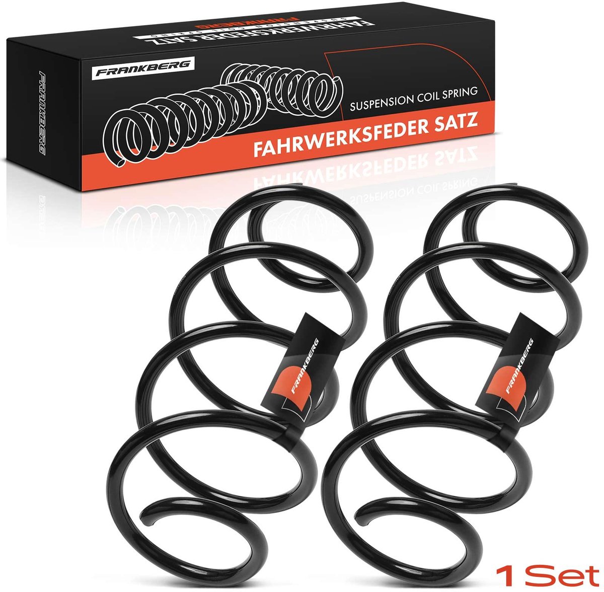 Frankberg 2x Veerpakket vooras voor Audi Q3 8UB 8UG 2.0L 2011-2018