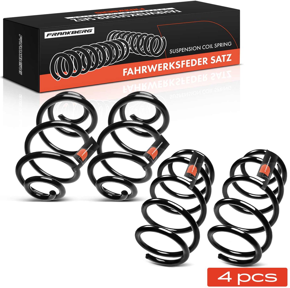 Frankberg 4x Veer Vooras Achteras voor Nissan