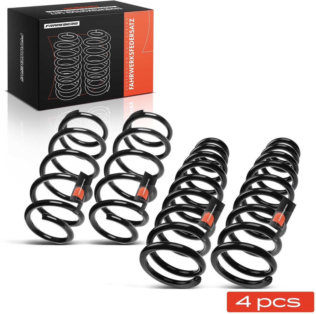 Frankberg 4x Veer Vooras Achteras voor Mazda 6 Kombi GH